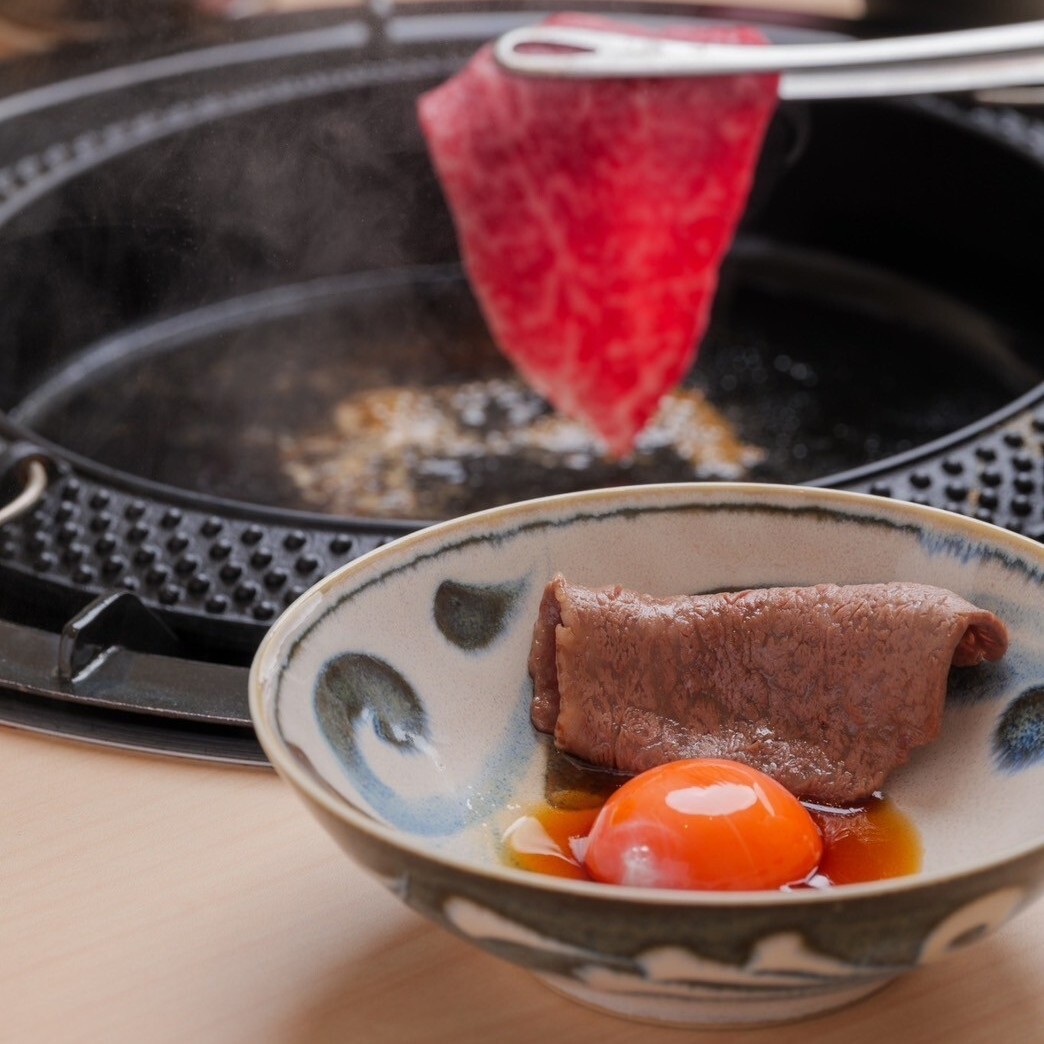 【ランチ限定すき焼きorしゃぶしゃぶコース】